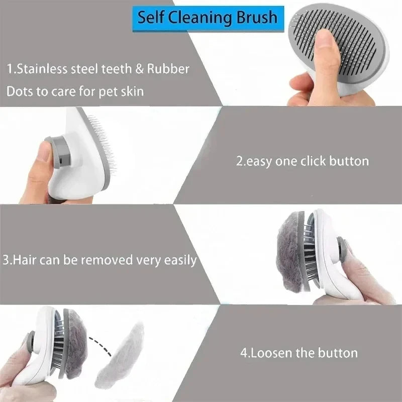 Pro Deshedding Brush for Dogs and Cats